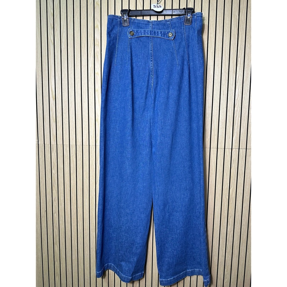 333 Pilcro and the Letterpress High Rise Wide Leg Jeans (30, Denim, EUC) - Picture 3 of 4